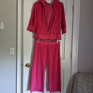 Juicy Couture Hoodie and Capri Set